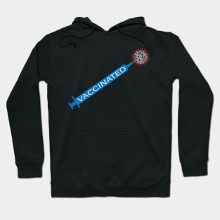 Vaccinated vaccine injector and virus Hoodie